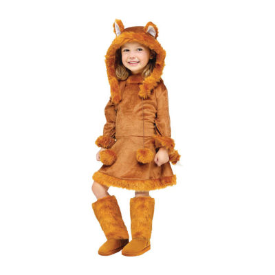 Little & Big  Girls Sweet Fox Costume