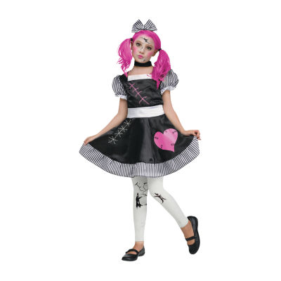 Little & Big  Girls Broken Doll Costume