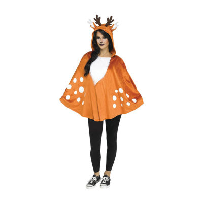 Womens Faun Poncho Costume