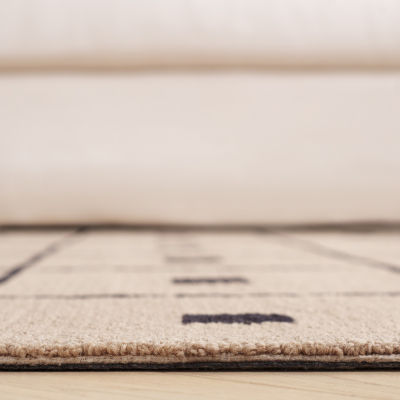 Martha Stewart Sofia Geometric Hand Tufted 36" X 60" Indoor Rectangular Accent Rug