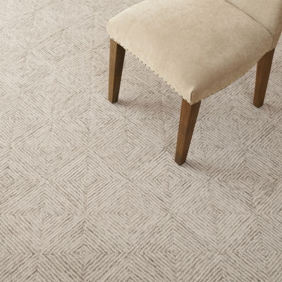 Martha Stewart Camden Geometric Hand Tufted Indoor Rectangular Area Rug