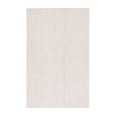 Martha Stewart Dania Solid Hand Tufted Washable Indoor Rectangular Area Rug