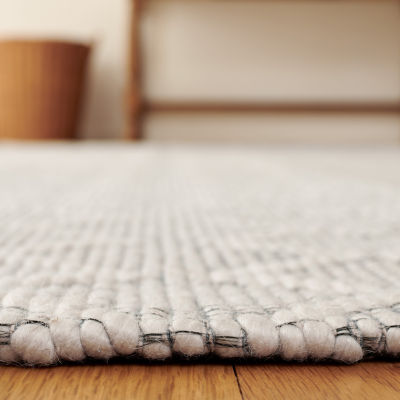 Martha Stewart Aria Bordered Loomed Washable Indoor Rectangular Area Rug