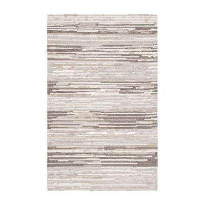 Martha Stewart Danica Stripe Hand Tufted Washable 36" X 60" Indoor Rectangular Accent Rug