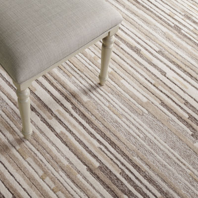 Martha Stewart Danica Stripe Hand Tufted 36" X 60" Indoor Rectangular Accent Rug