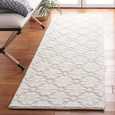 Martha Stewart Rana Floral Woven 27" X 96" Indoor Rectangular Runner