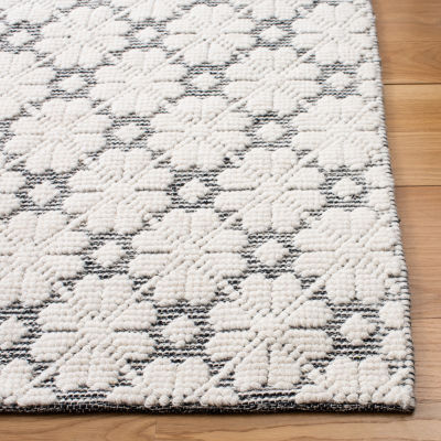 Martha Stewart Rana Floral Woven Washable 36" X 60" Indoor Rectangular Accent Rug