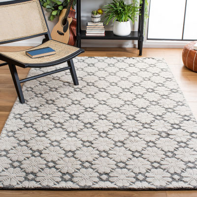 Martha Stewart Rana Floral Woven Washable 36" X 60" Indoor Rectangular Accent Rug