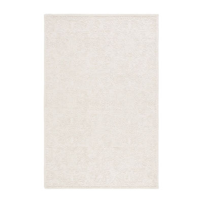 Martha Stewart Nora Medallion Hand Tufted Washable Indoor Rectangular Accent Rug