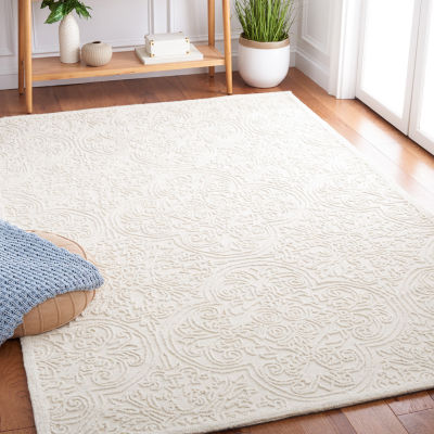 Martha Stewart Nora Medallion Hand Tufted Indoor Rectangular Accent Rug