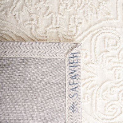 Martha Stewart Nora Medallion Hand Tufted Washable Indoor Rectangular Accent Rug