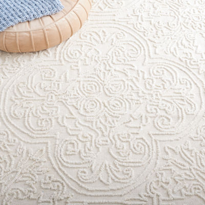 Martha Stewart Nora Medallion Hand Tufted Washable Indoor Rectangular Area Rug