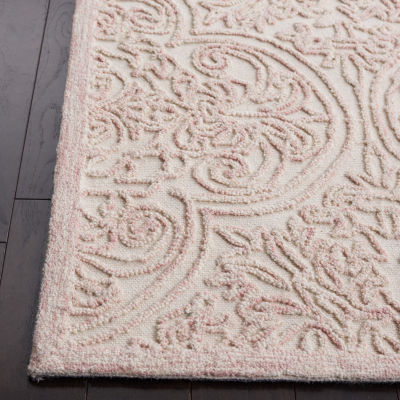Martha Stewart Nora Medallion Hand Tufted Indoor Rectangular Area Rug