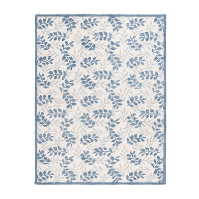 Martha Stewart Cora Floral Hand Tufted Washable Indoor Rectangular Area Rug