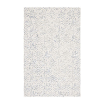 Martha Stewart Joy Floral Hand Tufted Washable Indoor Rectangular Area Rug