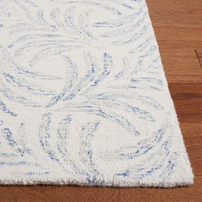 Martha Stewart Joy Floral Hand Tufted Washable Indoor Rectangular Area Rug