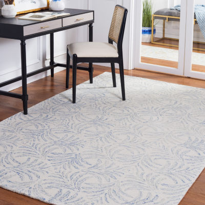 Martha Stewart Joy Floral Hand Tufted Washable Indoor Rectangular Area Rug