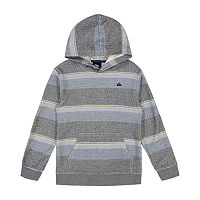 Quiksilver Big Boys Embroidered Hoodie, Small (8), Blue