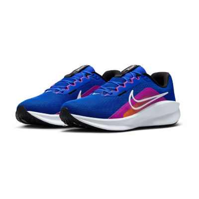 Nike Downshifter 13 Mens Running Shoes, Color: Blue White Violet