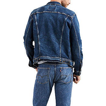 Levi's Men's Denim Trucker Jacket - Deep Blue - Size Medium
