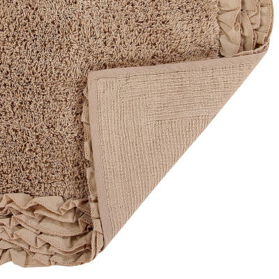 Better Trends Shaggy Border Mat Bath Rug