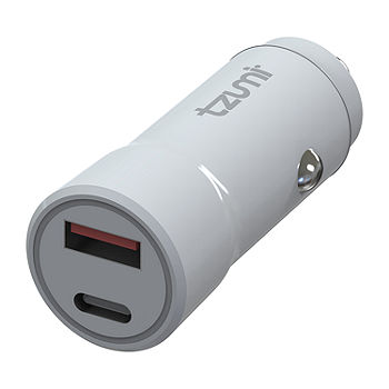 Car Charger, 3.4A Dual USB Car Phone Charger - White