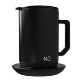 Double Wall Mug with Tea Bag Buddy-JCPenney, Color: Silver