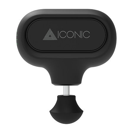 Iconic Mini Percussion Muscle Massager, One Size, Black