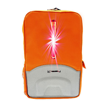 New Smart Backpack with LED Light Safety Function, One Size, Orange