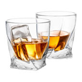 Joyjolt Hue Colored Whiskey Glass Tumbler - 10 Oz - Set Of 6 Double Old  Fashioned, Color: Multi - JCPenney