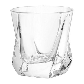 Joyjolt Revere Triangle Crystal Whiskey Glasses - 11 Oz - Set Of 2 Double  Old Fashioned, Color: Clear - JCPenney