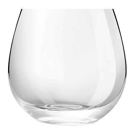 Joyjolt Spirits Stemless Crystal 15 Oz - Set Of 8 White Wine Glass, One Size, Clear