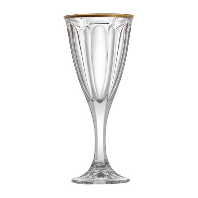 Geo Crystal Red Wine Glasses - 23 oz - Set of 4 | JoyJolt