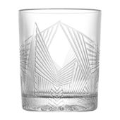 JoyJolt Glassware JoyJolt Aurora Whiskey Crystal Decanter 5pc Set, 25.3oz &  8.1oz