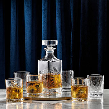 JoyJolt Carre Square Whiskey Glasses, 10 Oz Set of 2 Old Fashioned Glasses  - Bed Bath & Beyond - 21030372