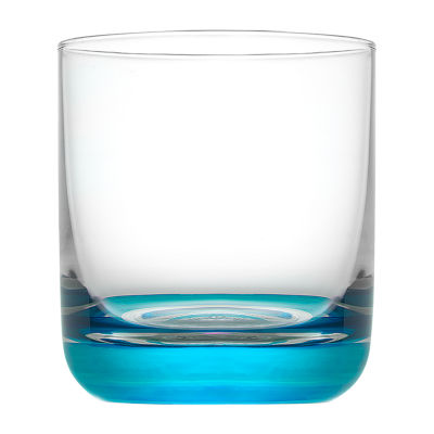 Joyjolt Hue Colored 6-pc. Whiskey Glass Double Old Fashioned