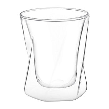 JoyJolt Atlas Whiskey Glasses (Set of 2) Clear