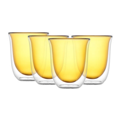 Joyjolt Levitea 4pc. Dishwasher Safe Coffee Mug, Color Amber JCPenney