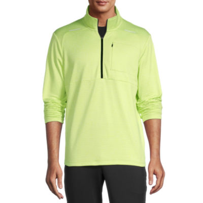 Xersion Mens Mock Neck Long Sleeve Quarter-Zip Pullover