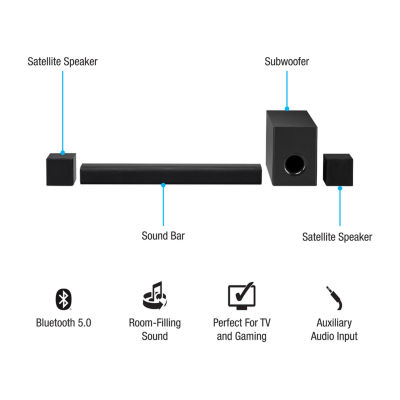 4.1 Home Theater System with Bluetooth