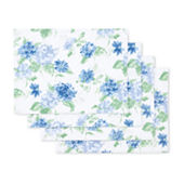 MARTHA STEWART Lots of Lemons 19 in. W x 19 in. H White/Yellow Cloth Napkins  (Set of 4) N4018634TDMS 58YL - The Home Depot