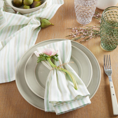 Martha Stewart Daisy Stripe 4-pc. Napkins