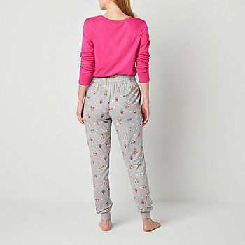 Liz Claiborne Cool and Calm Womens Tall Crew Neck Long Sleeve 2-pc. Pant Pajama  Set - JCPenney