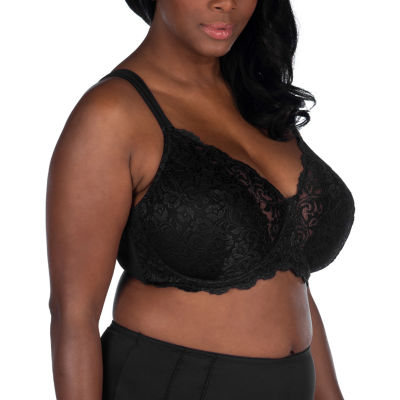 Leading Lady® Scalloped Lace Underwire Full Figure Bra- 5044