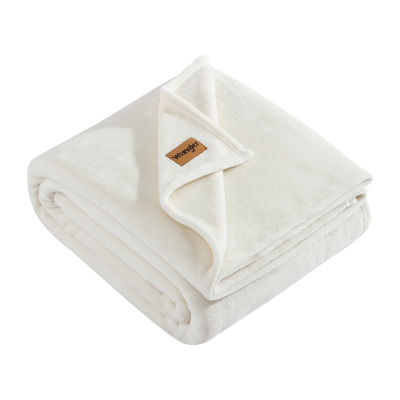 Wrangler Solid Ultra Soft Blanket