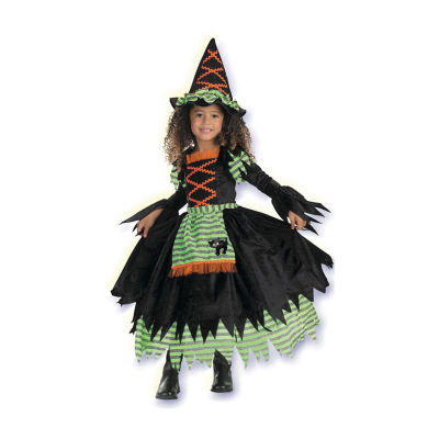 Girls Witch Storybook Deluxe Costume Set