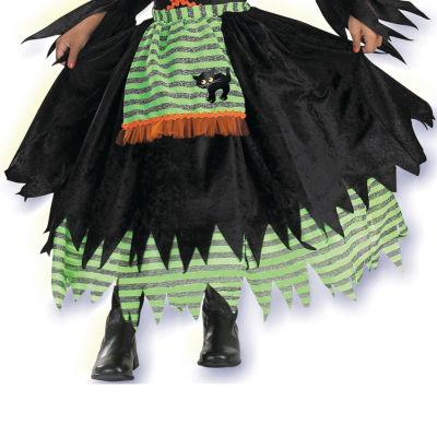 Girls Witch Storybook Deluxe Costume Set