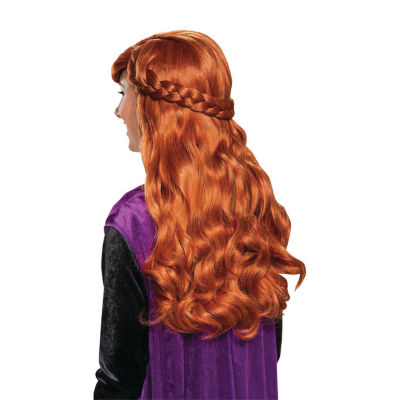 Womens Anna Frozen Wig Costume Accessory