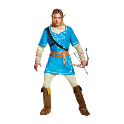 Mens Link Breath Of The Wild Deluxe Costume - Legend Zelda