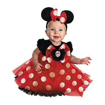 Baby Girls Minnie Mouse Deluxe Costume, Color: Red - JCPenney